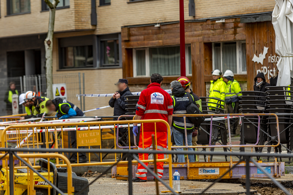 Fallece un trabajador en un accidente en Villa del Prado  / JONATHAN TAJES