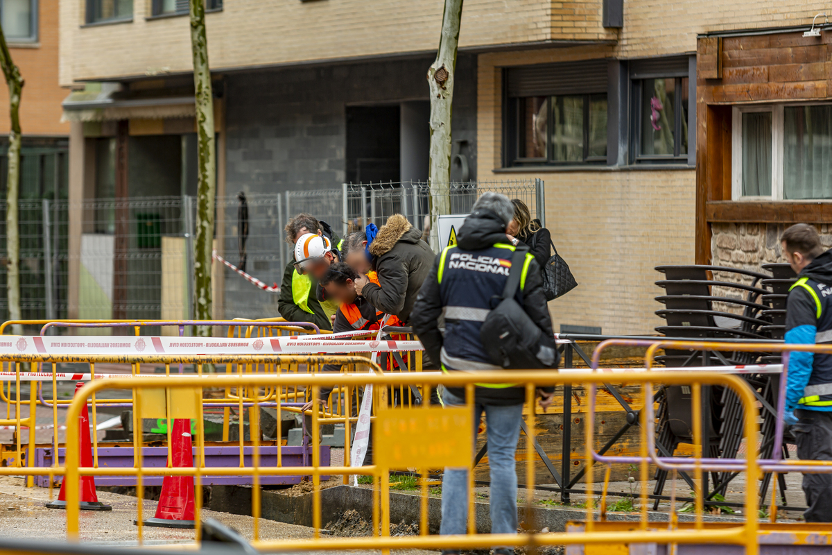 Fallece un trabajador en un accidente en Villa del Prado  / JONATHAN TAJES