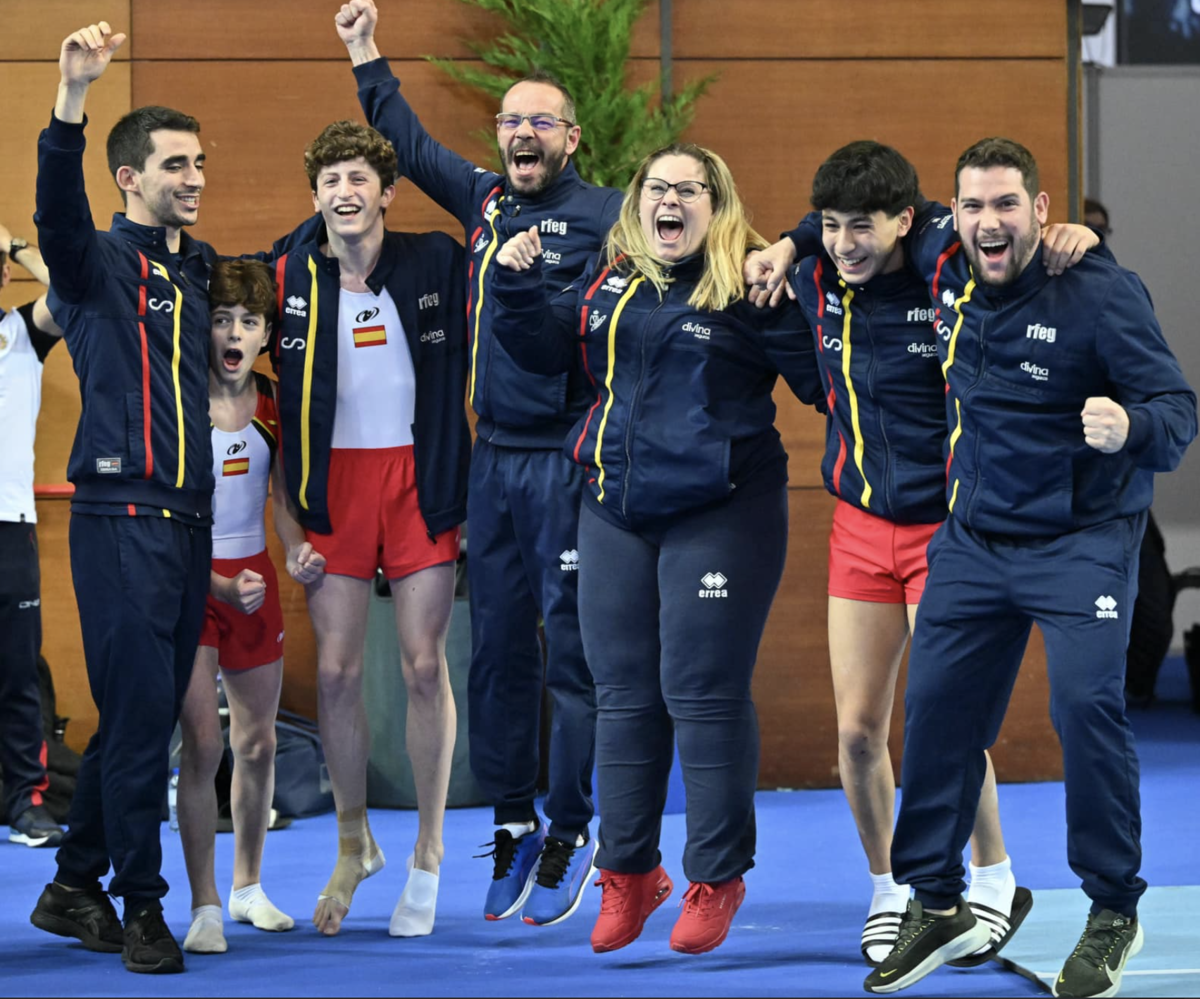 Imagen del Campeonato de Europa de gimnasia trampolín.  / El Día de Valladolid