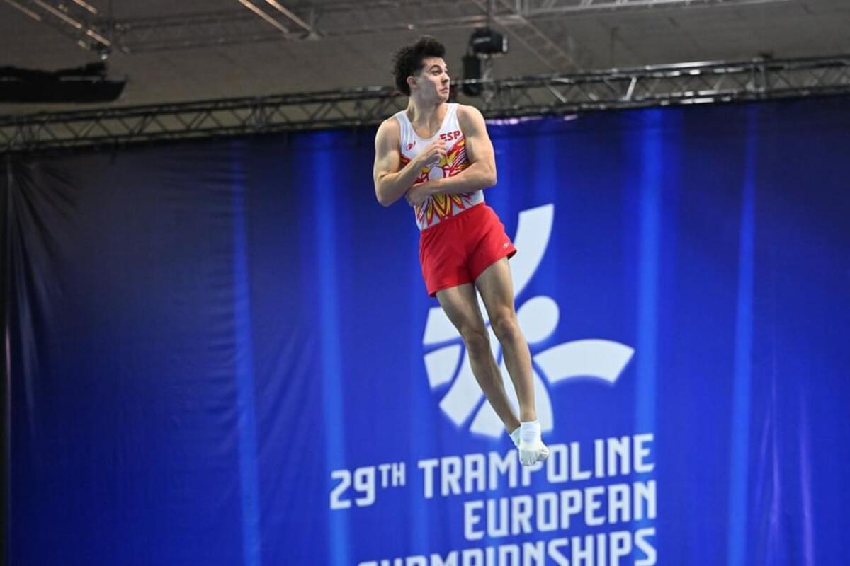 Imagen del Campeonato de Europa de gimnasia trampolín.  / El Día de Valladolid