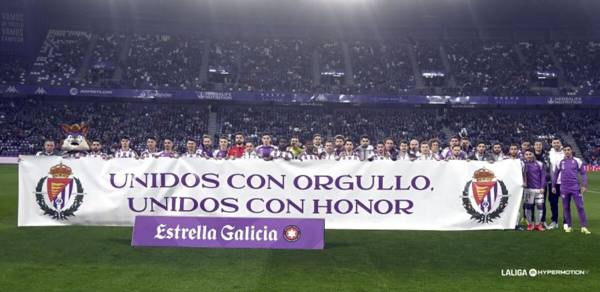 Imagen del Real Valladolid-Racing de Santander.