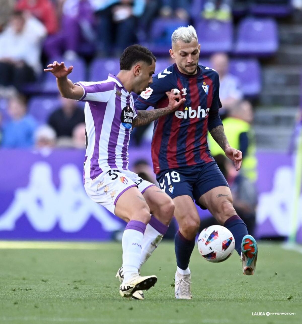 Imagen del Real Valladolid-Eibar.  / LALIGA