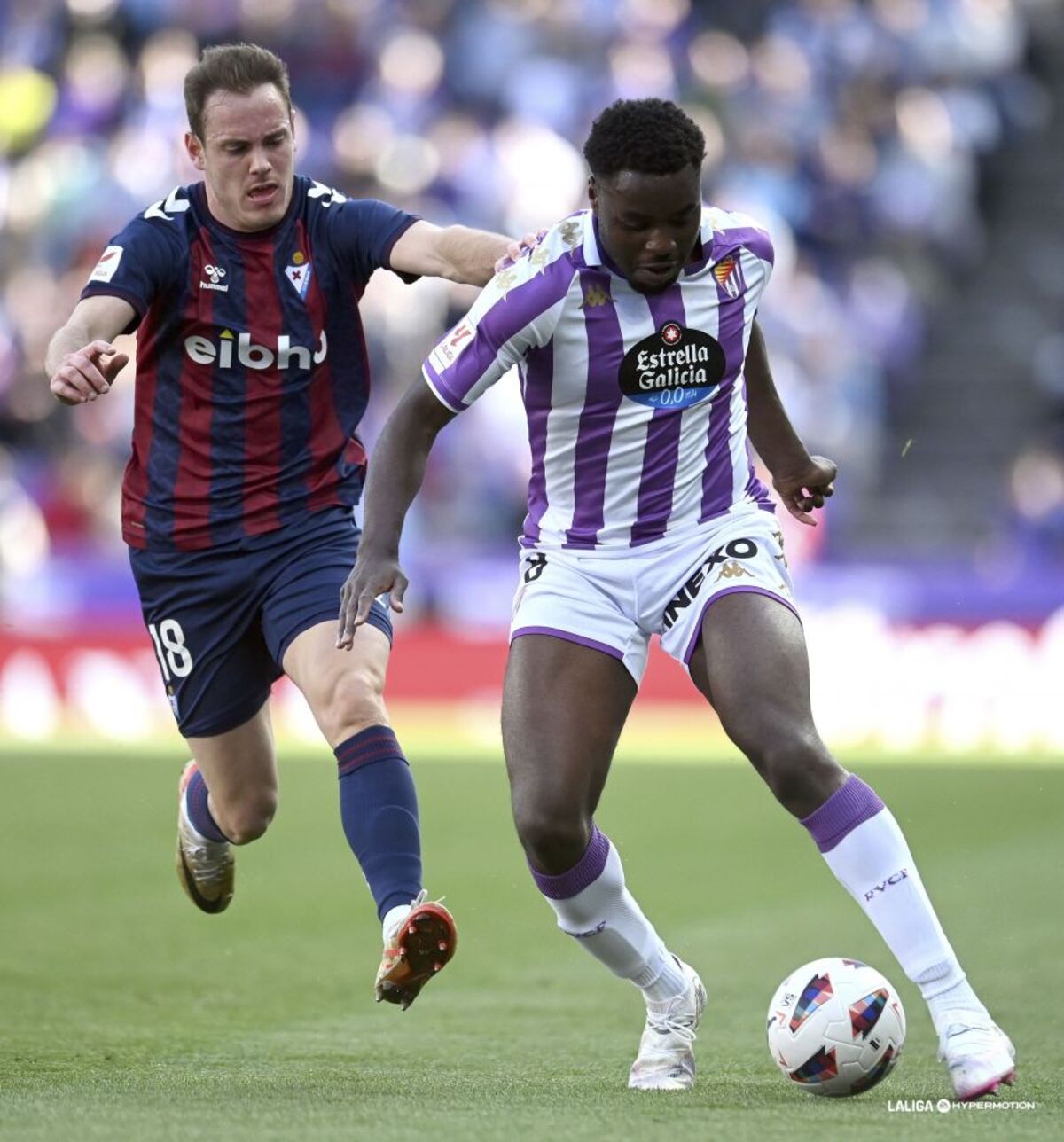 Imagen del Real Valladolid-Eibar.  / LALIGA