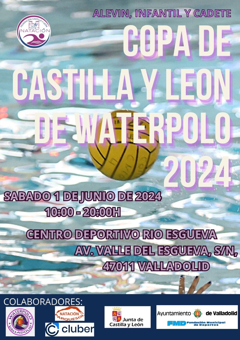 Cartel de la Copa de Castilla y León de waterpolo.