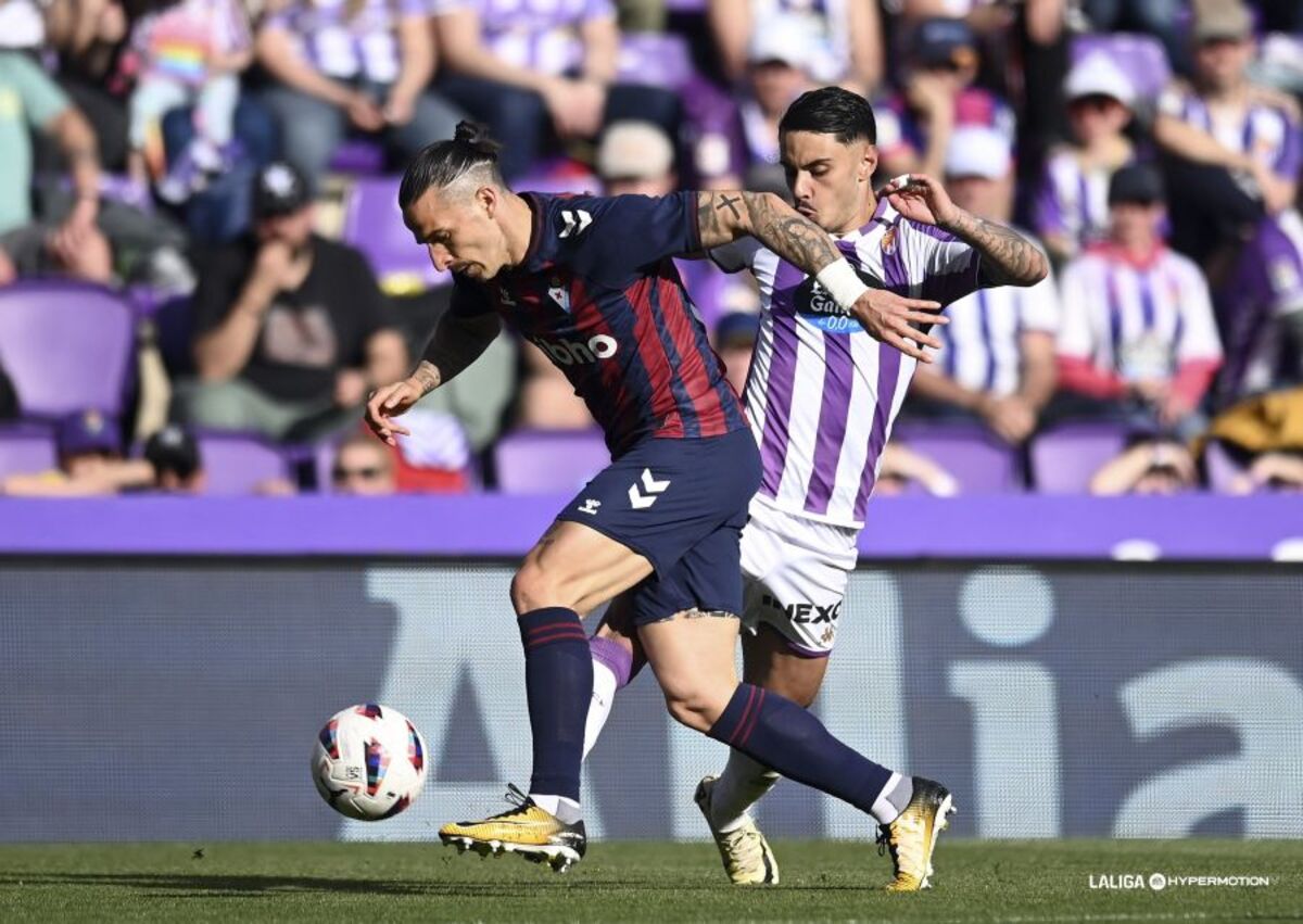 Imagen del Real Valladolid-Eibar.  / LALIGA