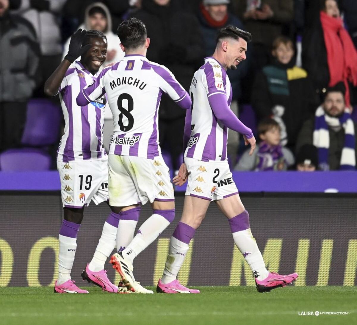 Encuentro entre el Real Valladolid y el Oviedo correspondiente a la jornada 28 de la Liga Hypermotion.  / LALIGA