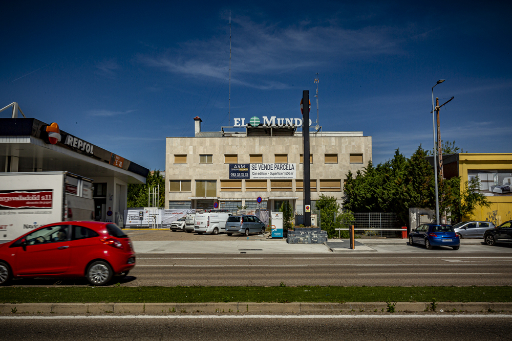 Edificio de El Mundo de la Avenida Burgos abandonado