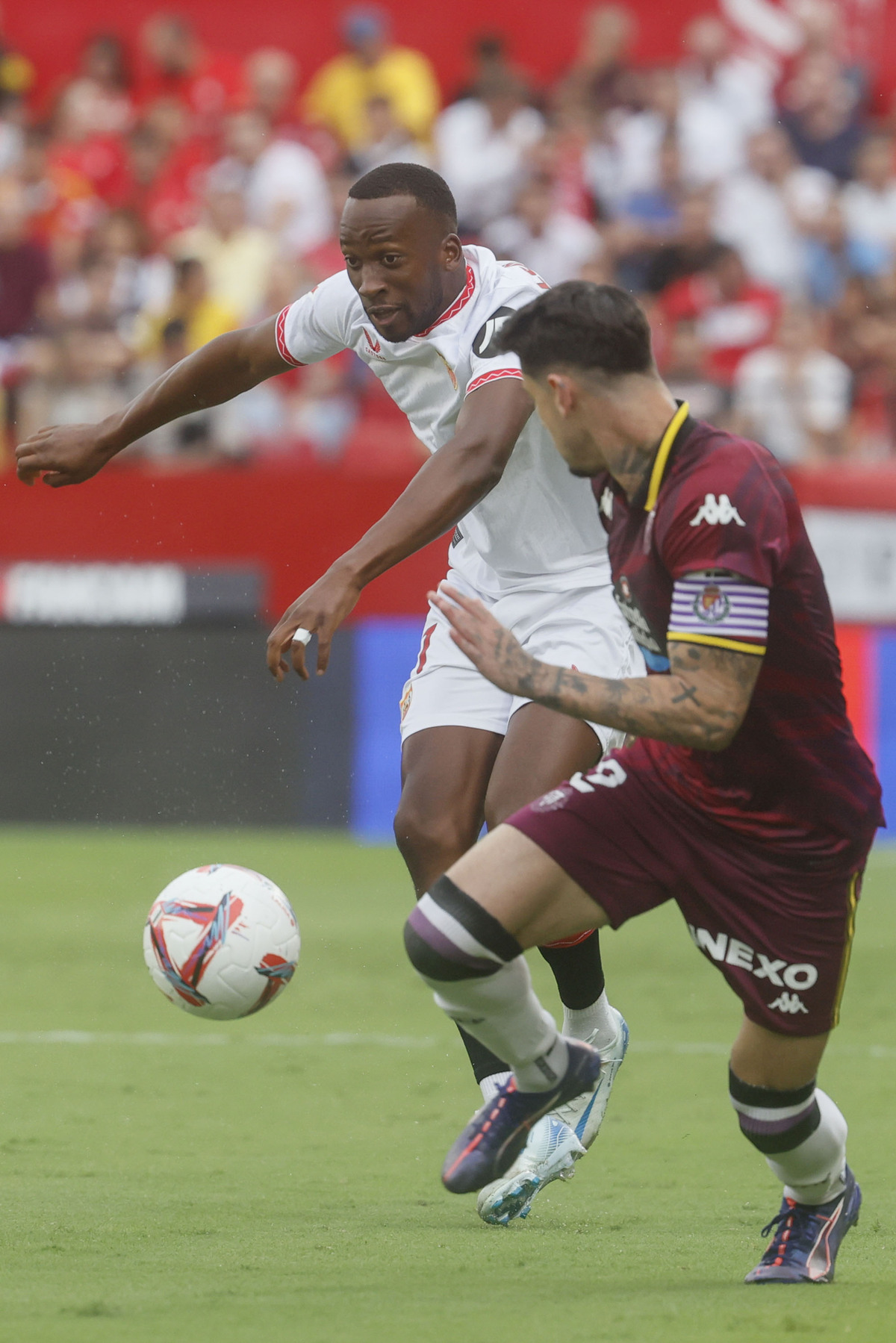 Imágenes del partido entre el Sevilla y el Real Valladolid