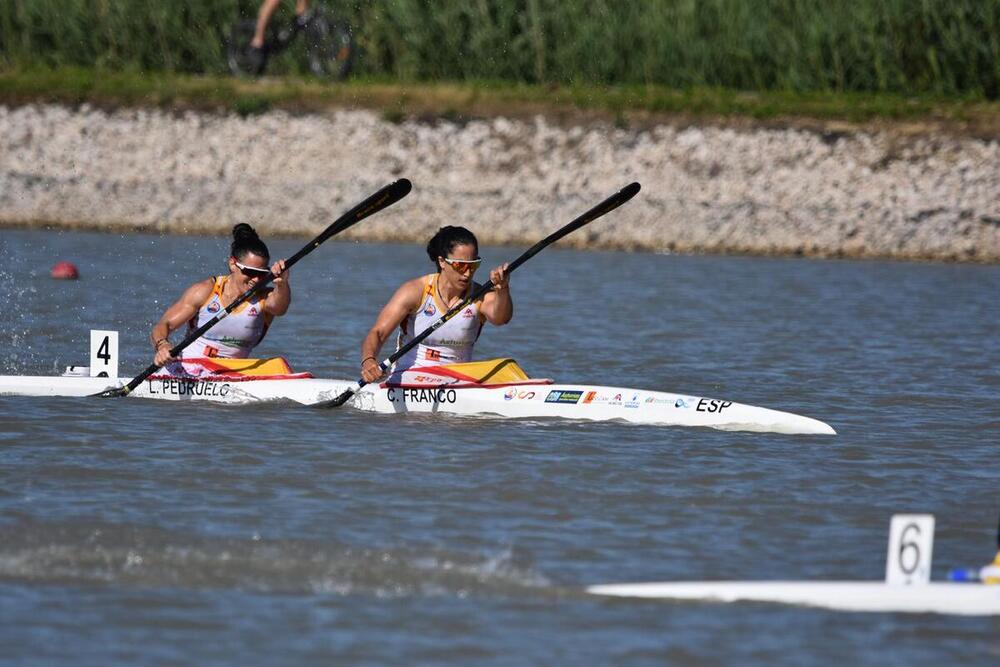 Cristina Franco, en el Europeo absoluto de Szeged.