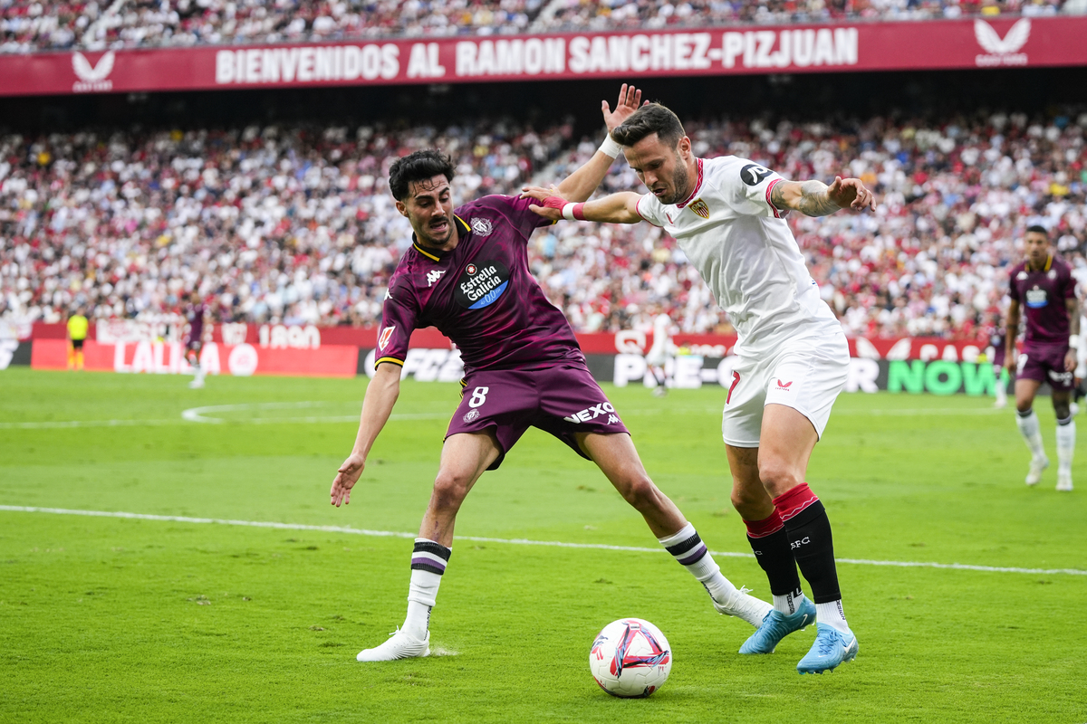 Imágenes del Sevilla-Real Valladolid.  / AFP7 VÍA EUROPA PRESS