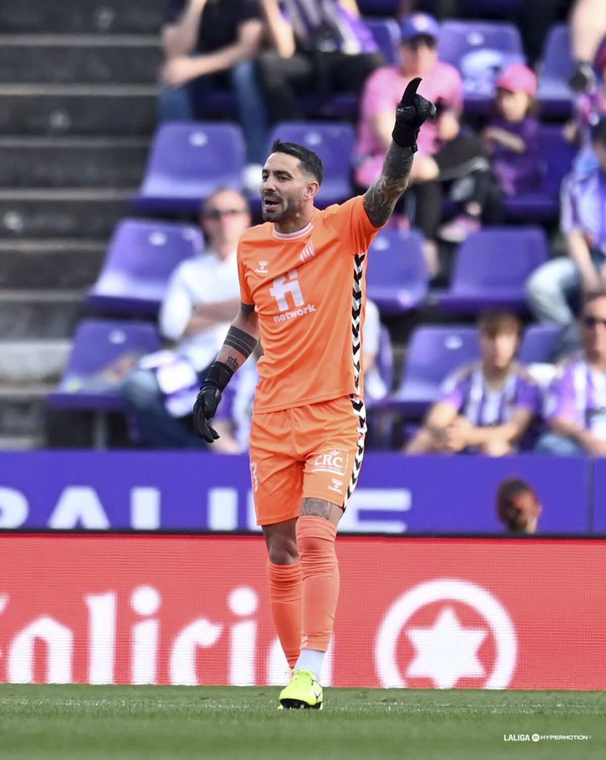 Partido entre el Real Valladolid y el CD Eldense.  / LALIGA