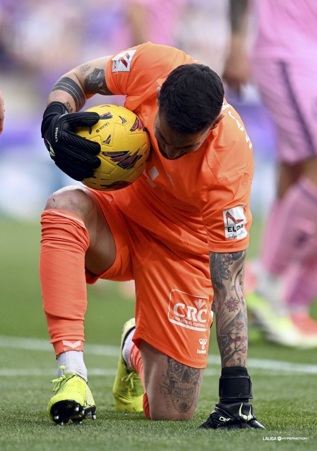 Partido entre el Real Valladolid y el CD Eldense.  / LALIGA