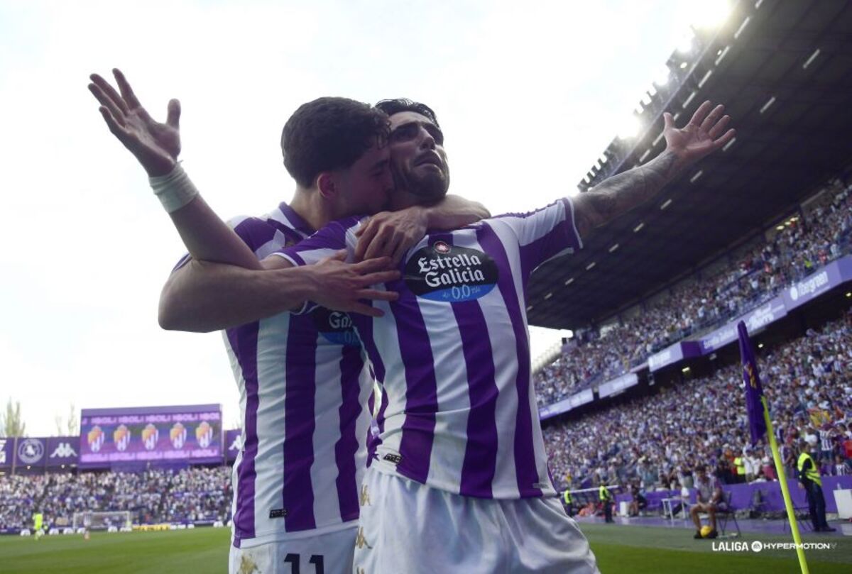 Partido entre el Real Valladolid y el CD Eldense.  / LALIGA