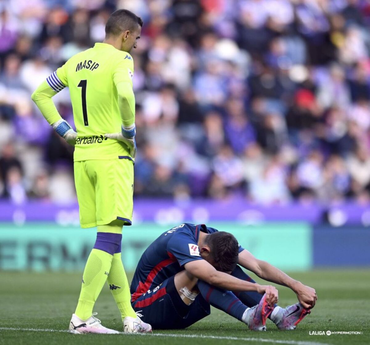 Imagen del Real Valladolid-Huesca.  / LALIGA