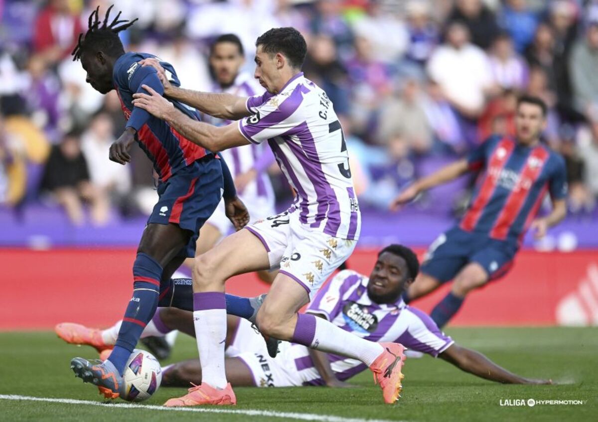 Imagen del Real Valladolid-Huesca.  / LALIGA