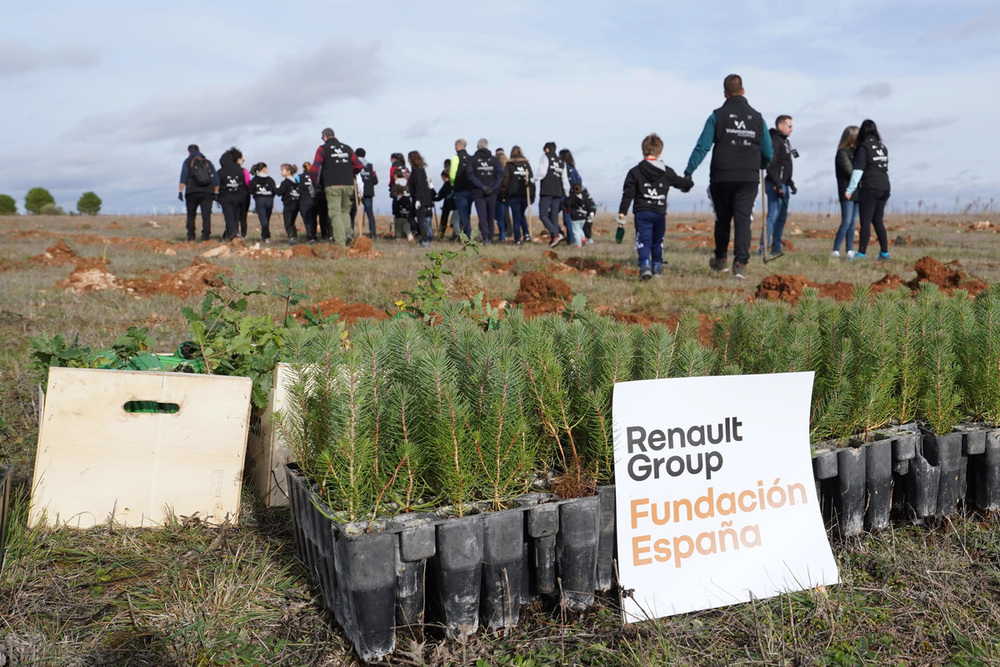 La Fundación Renault Group planta su cuarto bosque reafirmando su compromiso con la descarbonización.