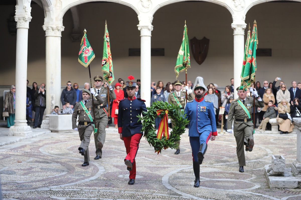 Acto en honor de la Inmaculada Concepción en el Palacio Real.