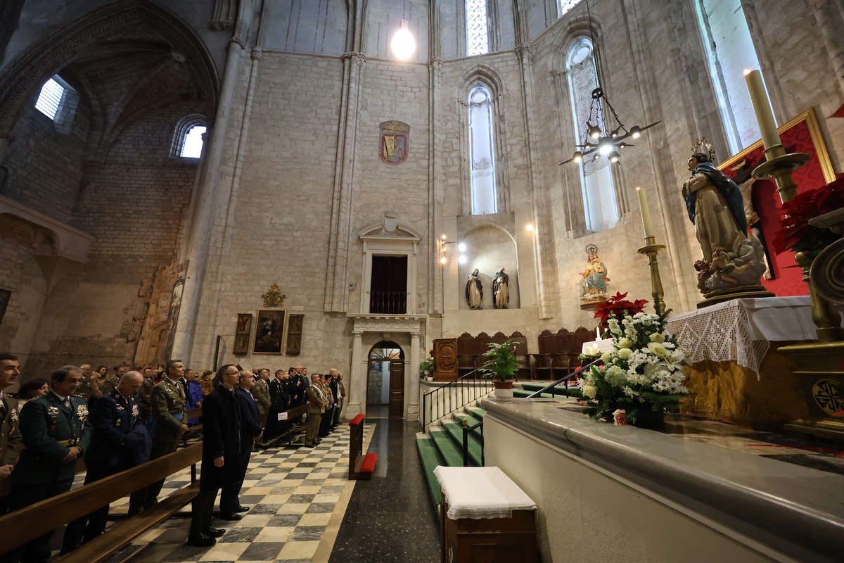 Acto en honor de la Inmaculada Concepción en el Palacio Real.  / El Día de Valladolid