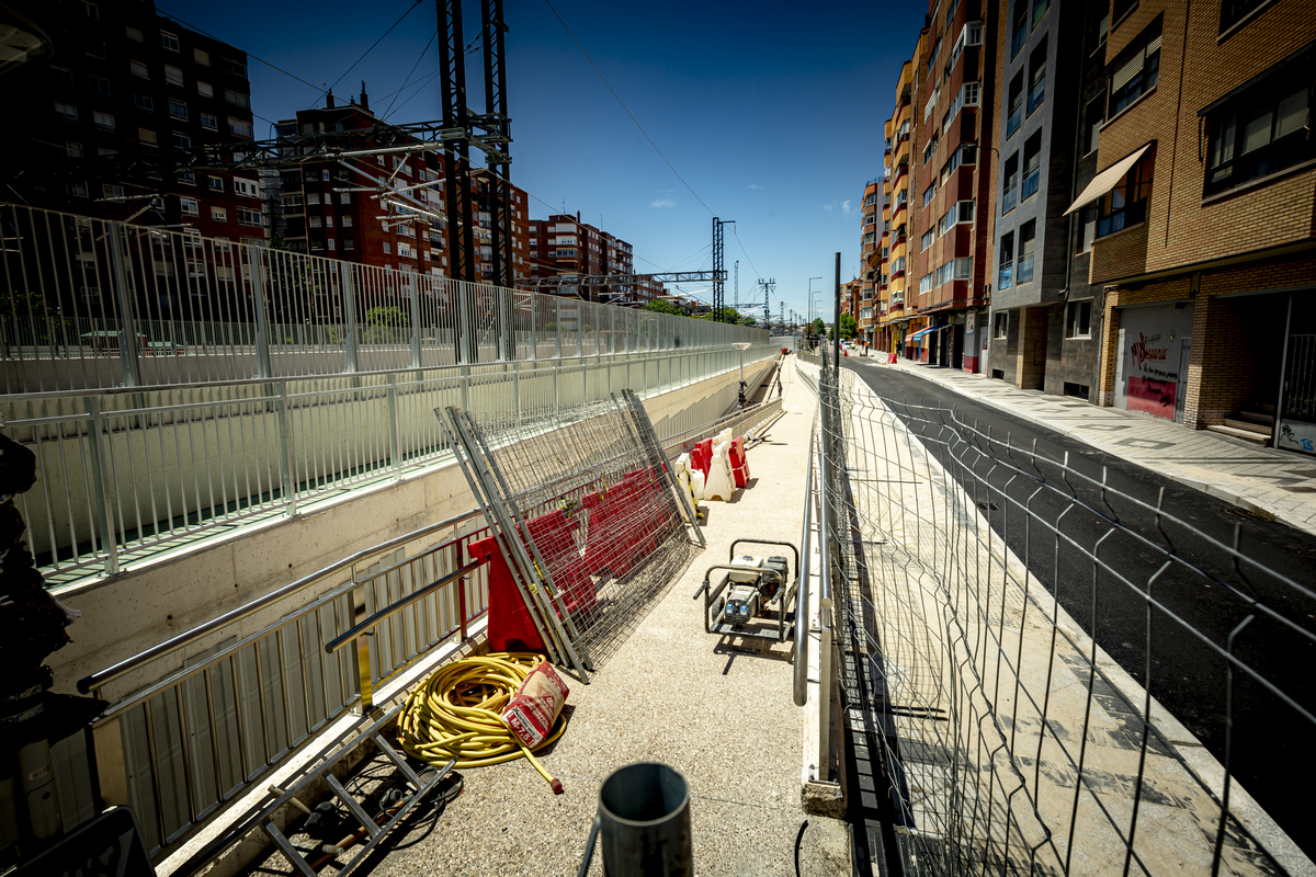 Obras en el túnel de Padre Claret  / JONATHAN TAJES