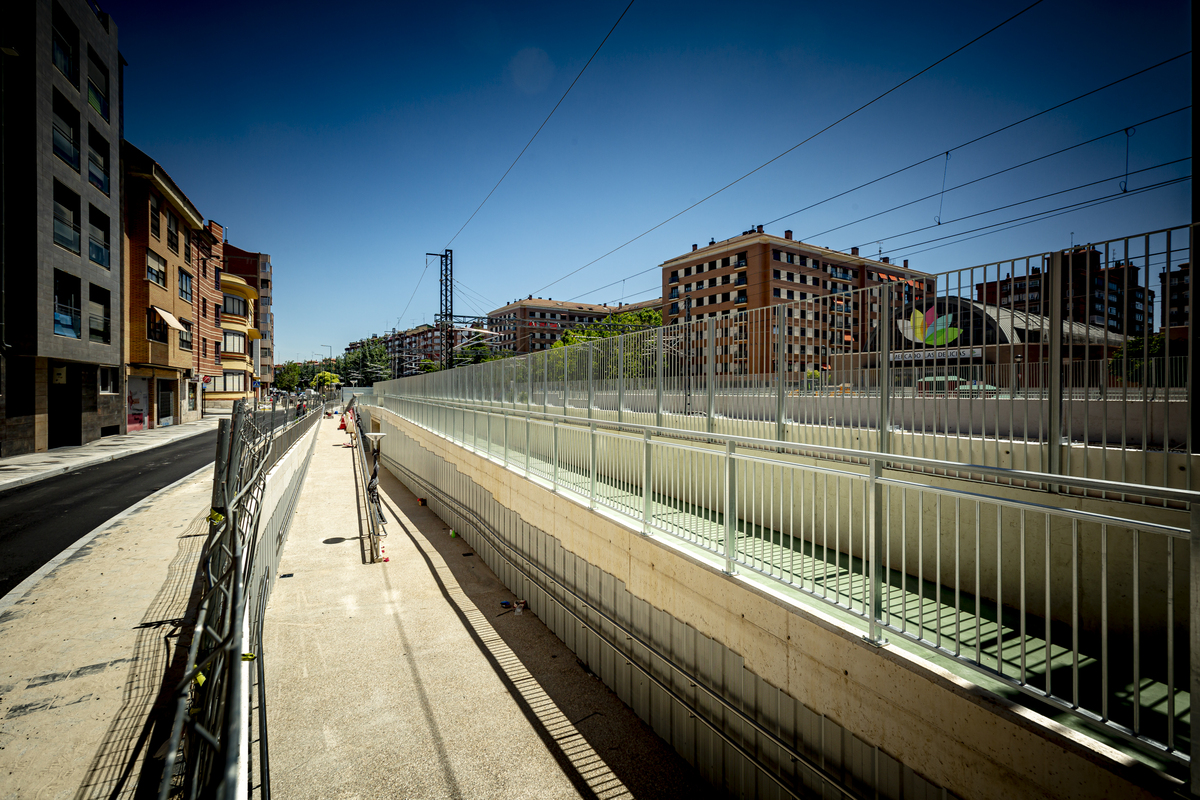 Obras en el túnel de Padre Claret  / JONATHAN TAJES