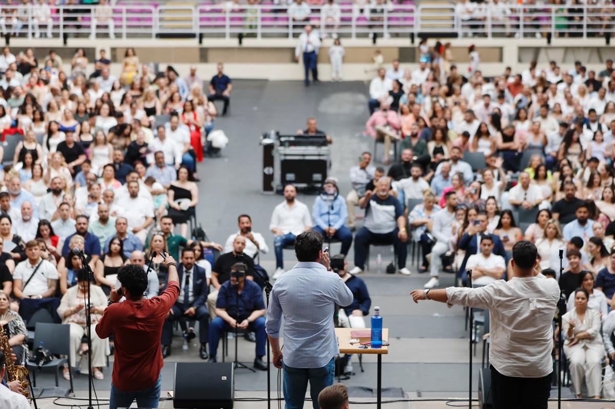 La Iglesia Evangélica de Filadelfia reúne en Polideportivo Pisuerga a más de 4.000 personas en su congreso nacional  / AYUNTAMIENTO DE VALLADOLID