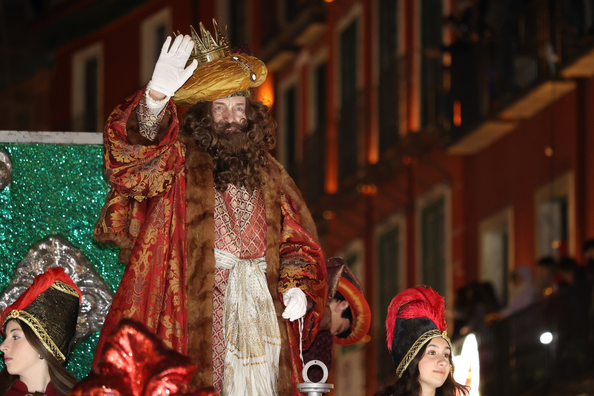 Cabalgata de los Reyes Magos en Valladolid.