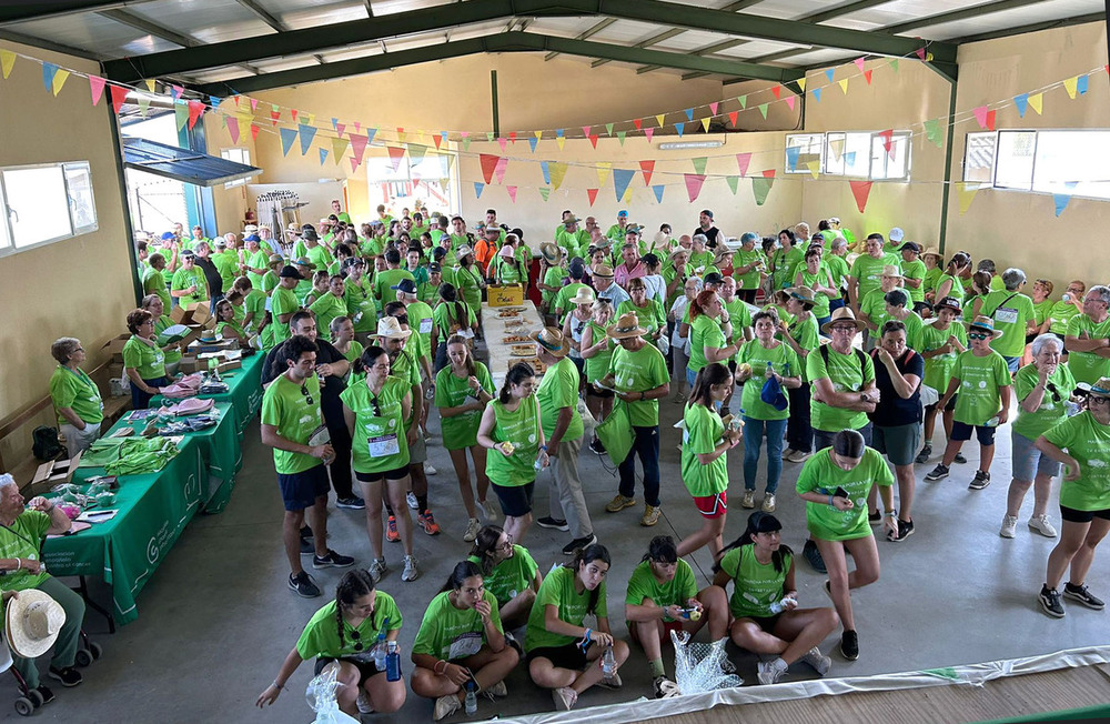 Éxito de la marcha contra el cáncer de Barcia de la Loma