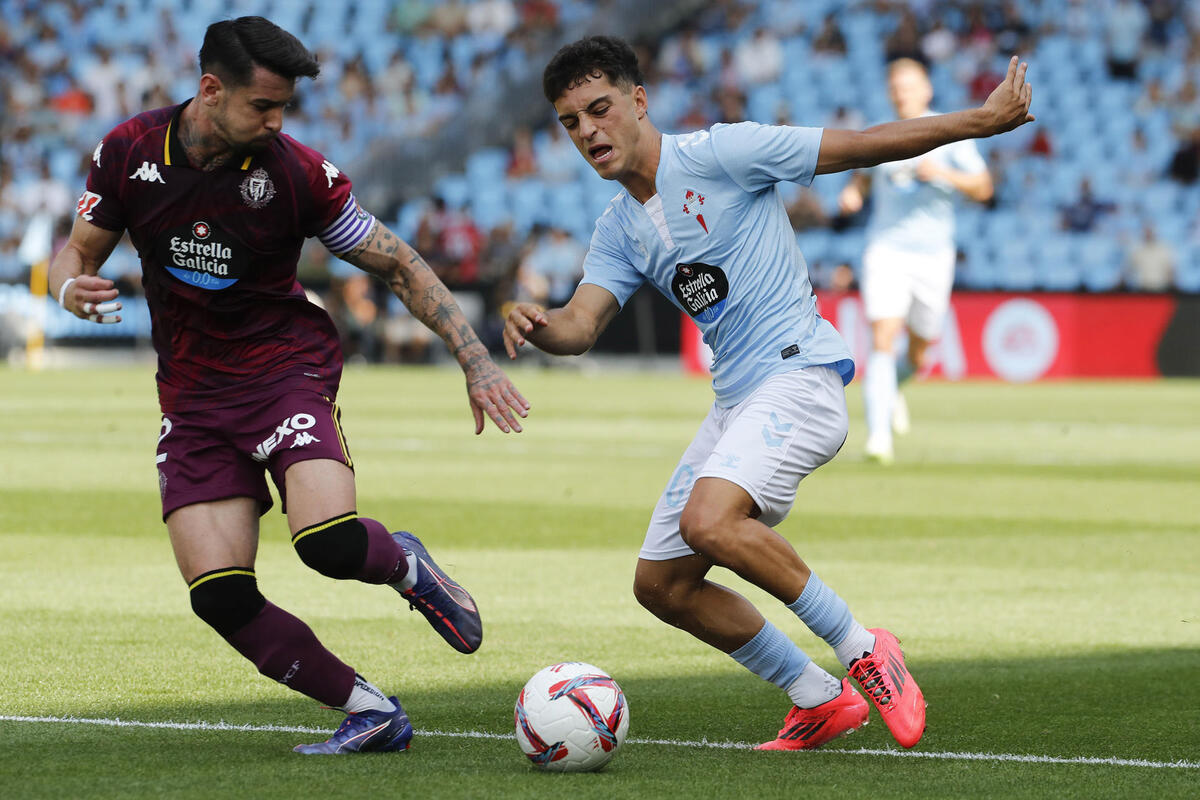 El Real Valladolid cayó 3-1 en Vigo.  / EFE