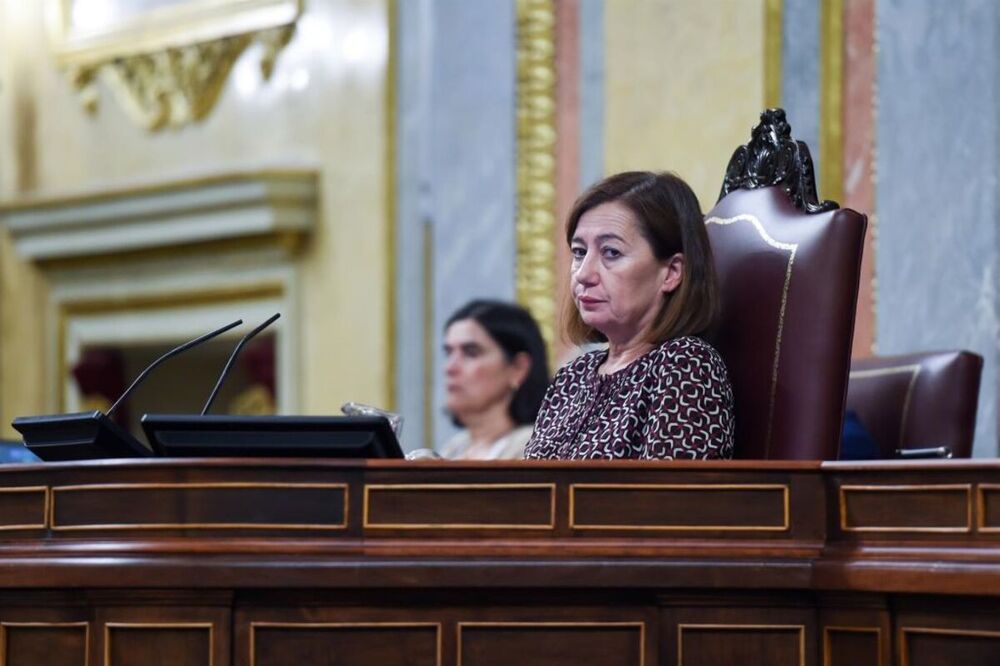 La presidenta del Congreso, Francina Armengol. 