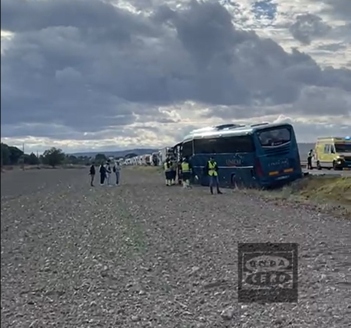 Un fallecido en un accidente múltiple en la N-122  / ONDA CERO