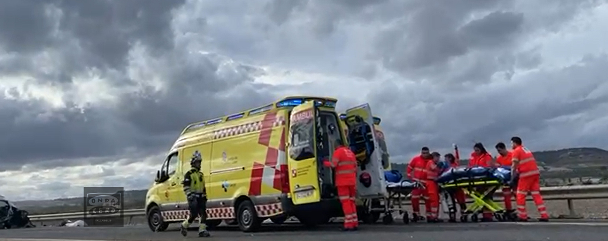 Un fallecido en un accidente múltiple en la N-122  / ONDA CERO