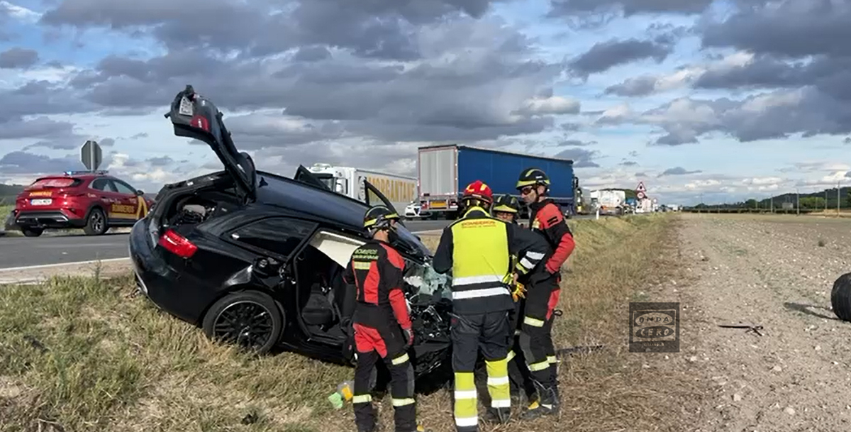 Un fallecido en un accidente múltiple en la N-122  / ONDA CERO