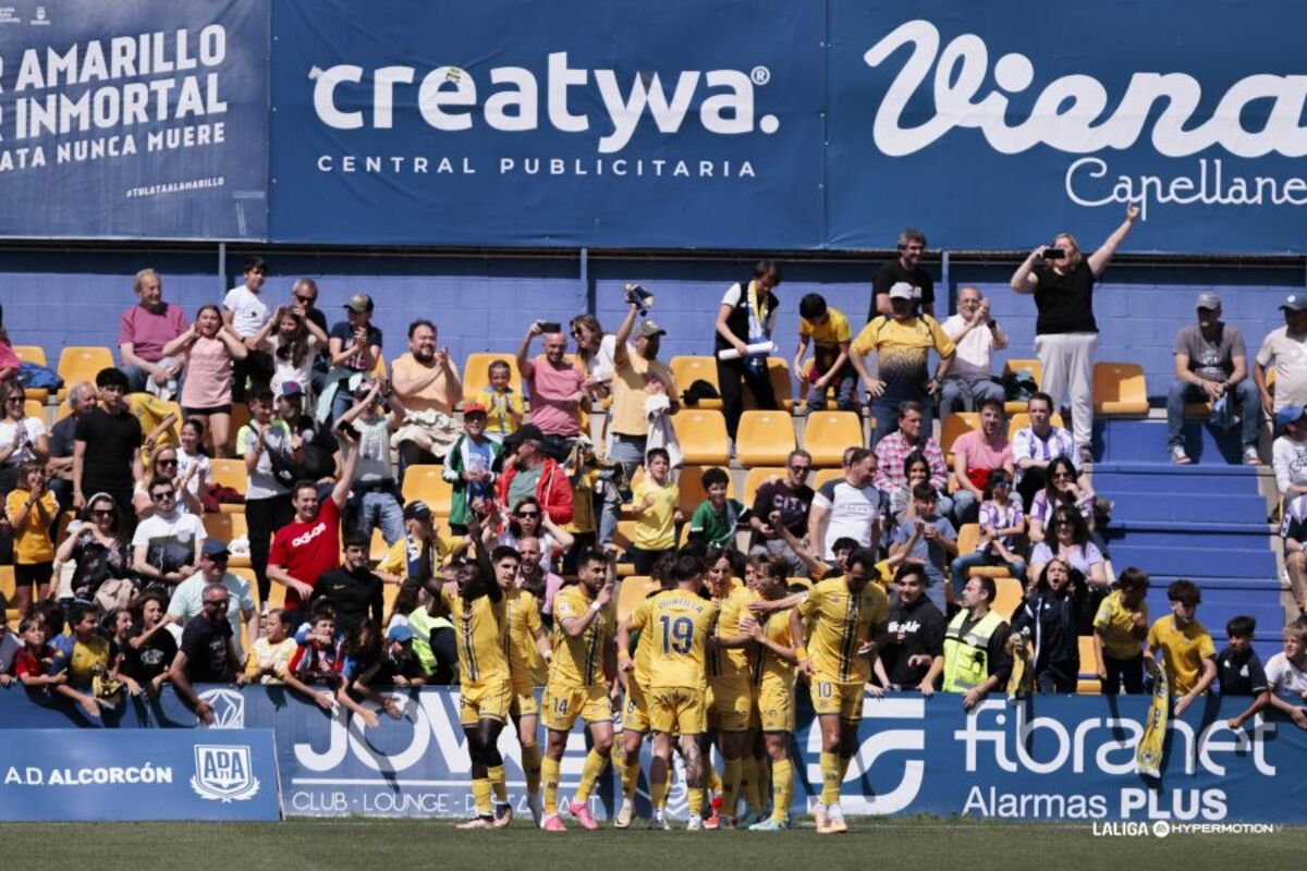 Partido entre el Alcorcón y el Valladolid.  / LALIGA