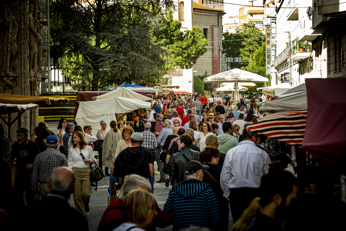 Mercado Castellano en San Pablo durante las fiestas de San Pedro Regalado  / JONATHAN TAJES