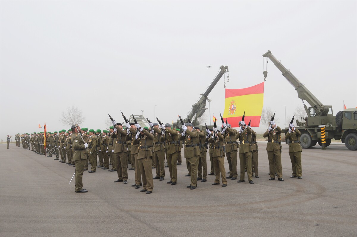 La AALOG 61 celebra la Ceremonia Militar Anual de las unidades de la Brigada Logística, el día de San Juan Bosco