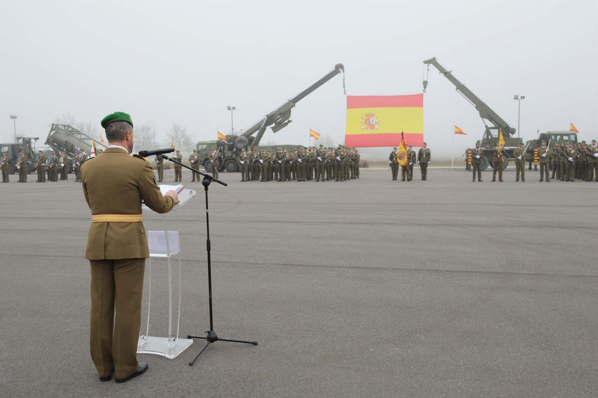 La AALOG 61 celebra la Ceremonia Militar Anual de las unidades de la Brigada Logística, el día de San Juan Bosco  / AALOG 61