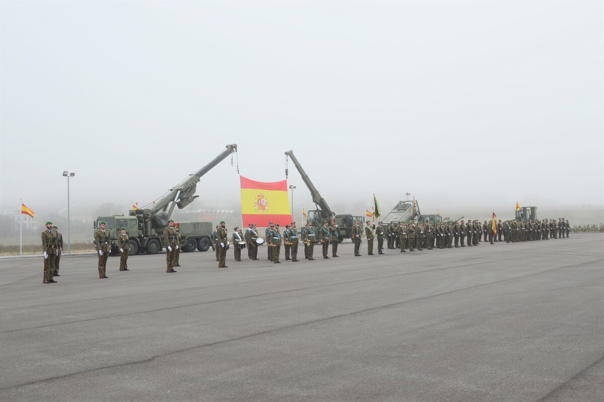 La AALOG 61 celebra la Ceremonia Militar Anual de las unidades de la Brigada Logística, el día de San Juan Bosco  / AALOG 61