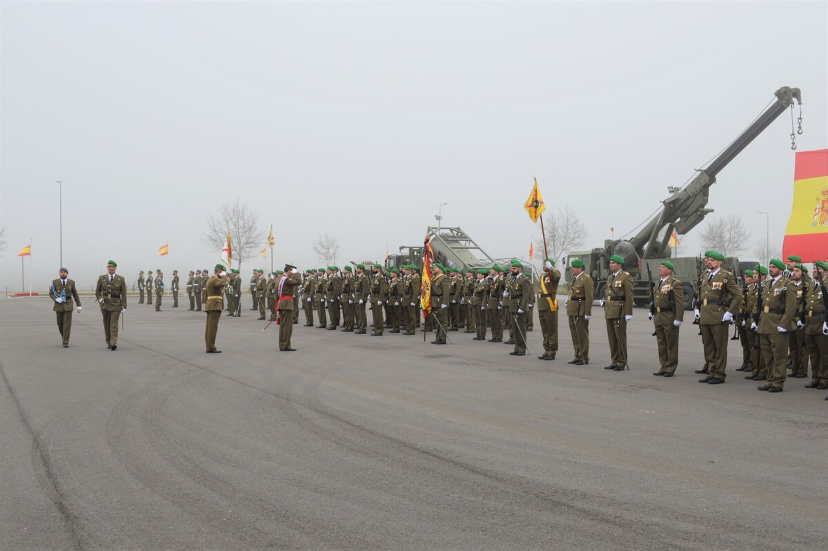 La AALOG 61 celebra la Ceremonia Militar Anual de las unidades de la Brigada Logística, el día de San Juan Bosco  / AALOG 61