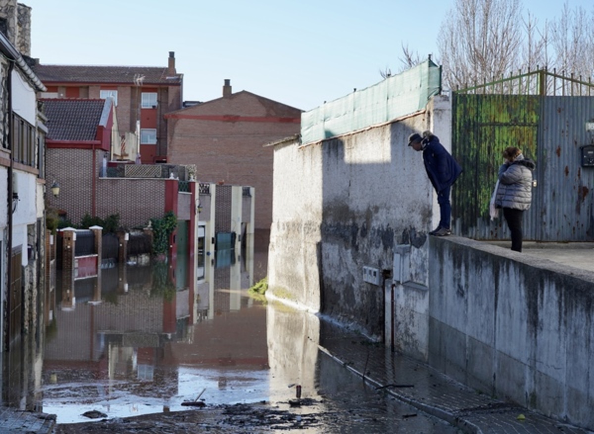 Crecida del Cega en Viana.