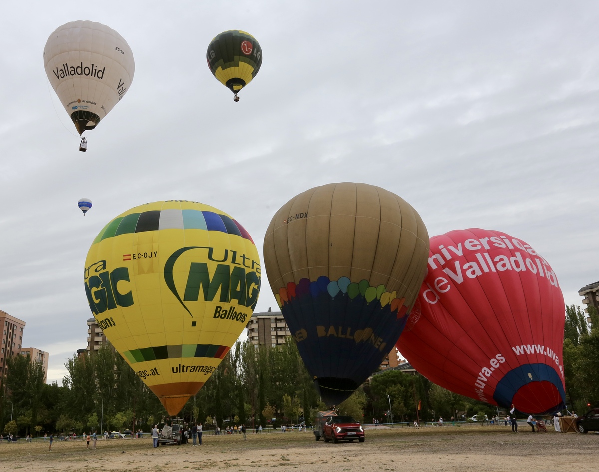 Los globos aerostáticos vuelven a llenar el cielo de Valladolid