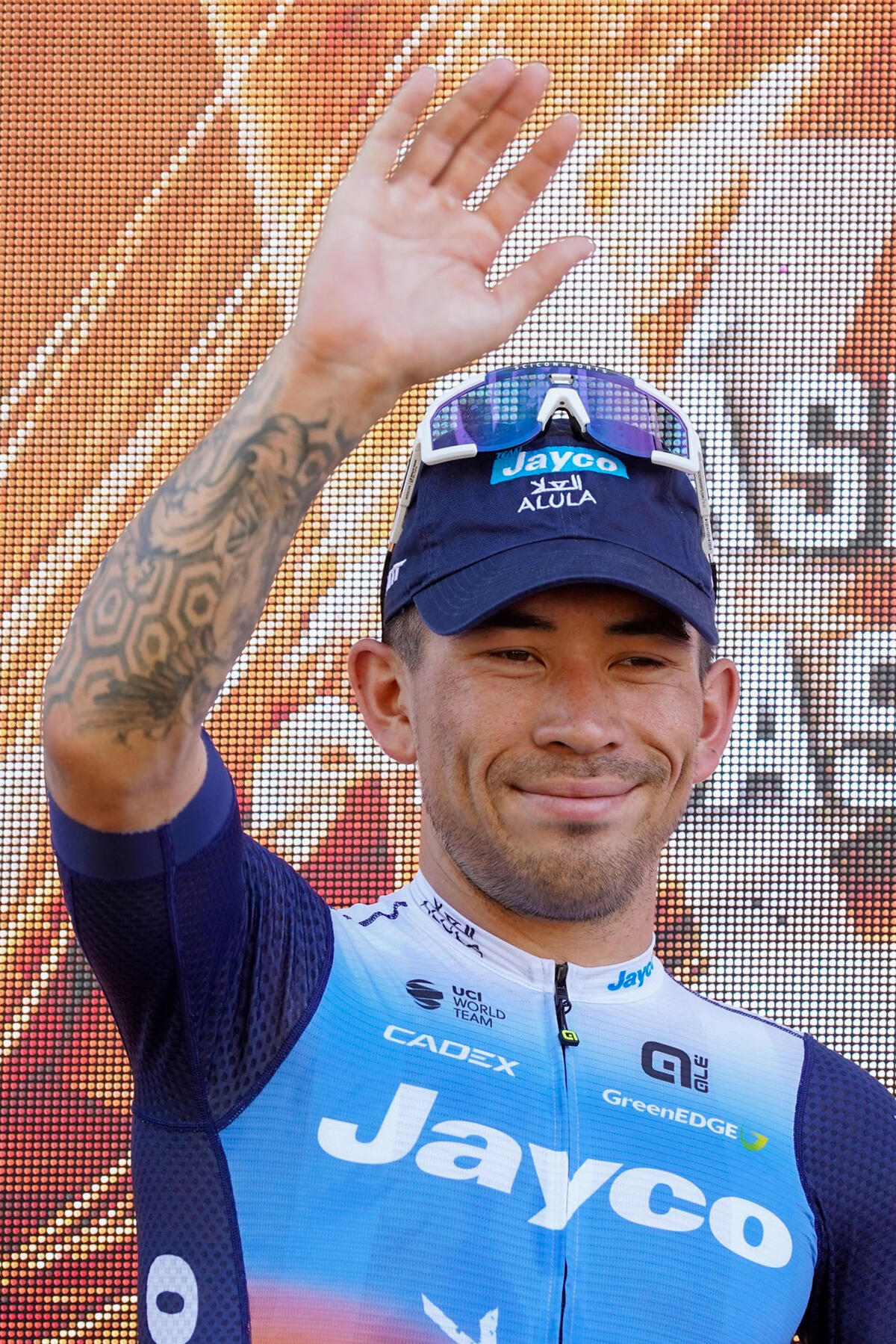 El corredor del Jayco Alula Caleb Ewan, ganador de la Clásica a Castilla y León.  / EFE