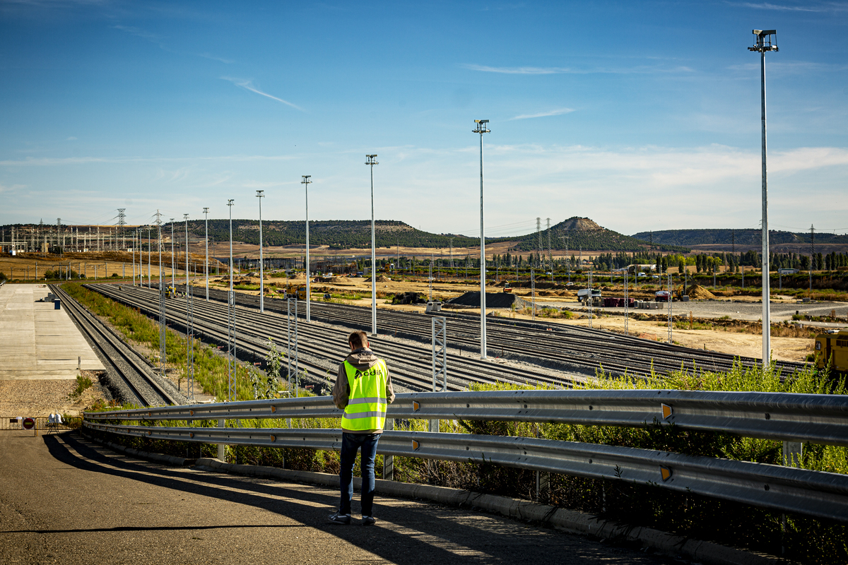 Recorrido por las obras de la estación intermodal de Valladolid  / JONATHAN TAJES