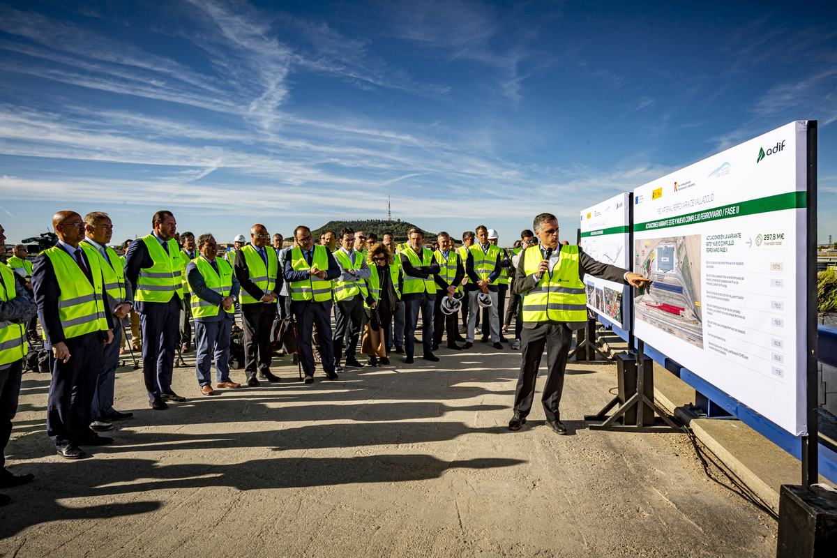 Recorrido por las obras de la estación intermodal de Valladolid  / JONATHAN TAJES