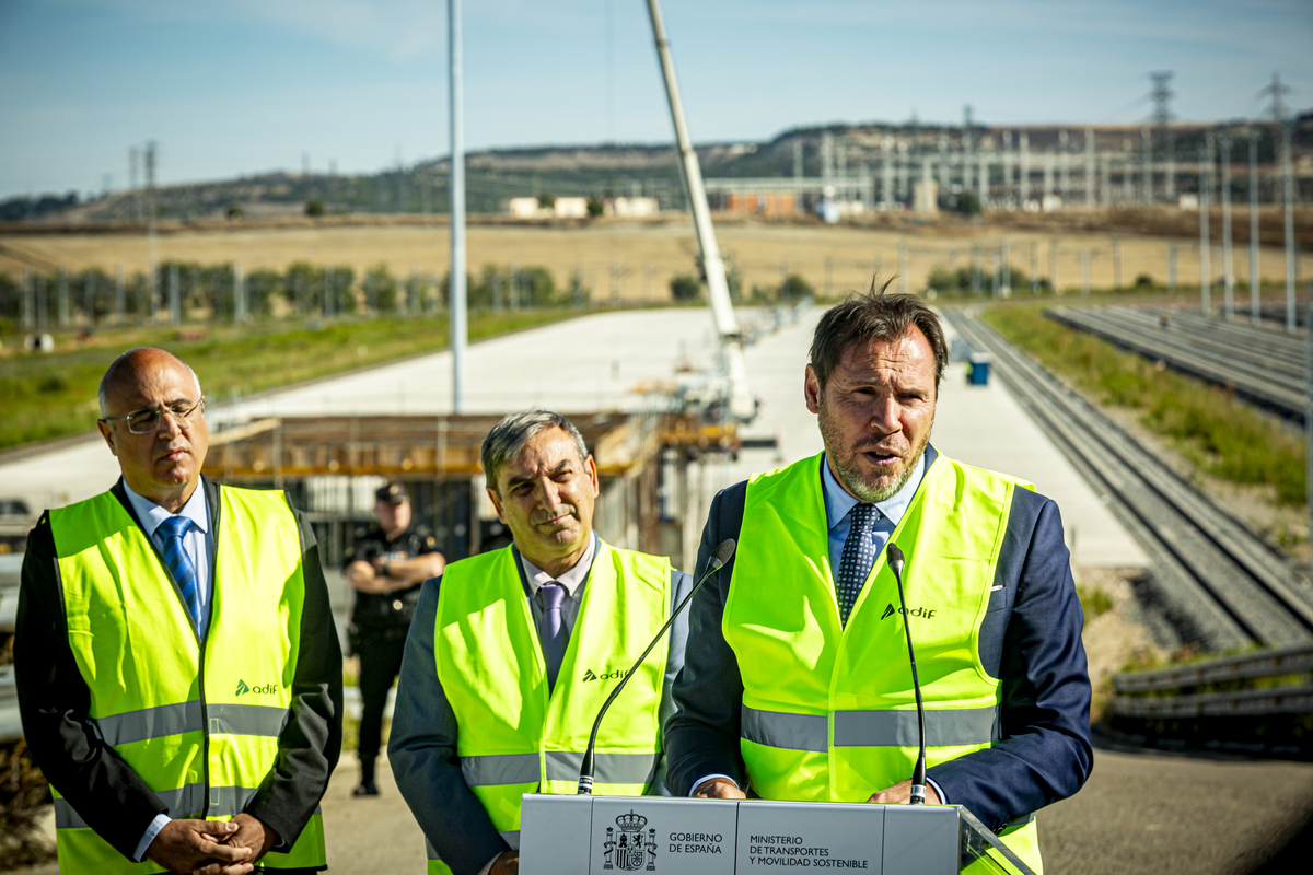 Recorrido por las obras de la estación intermodal de Valladolid  / JONATHAN TAJES