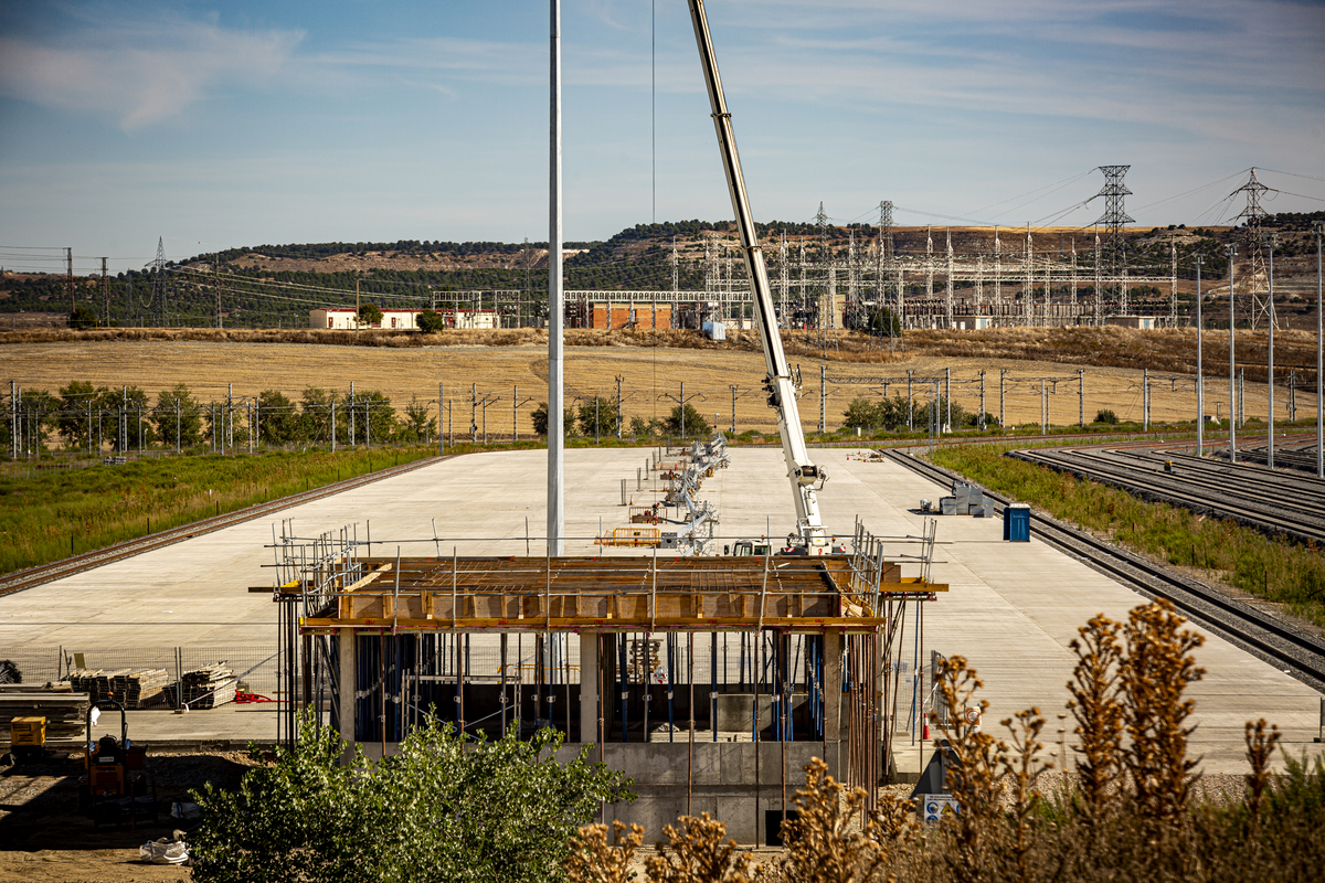 Recorrido por las obras de la estación intermodal de Valladolid  / JONATHAN TAJES