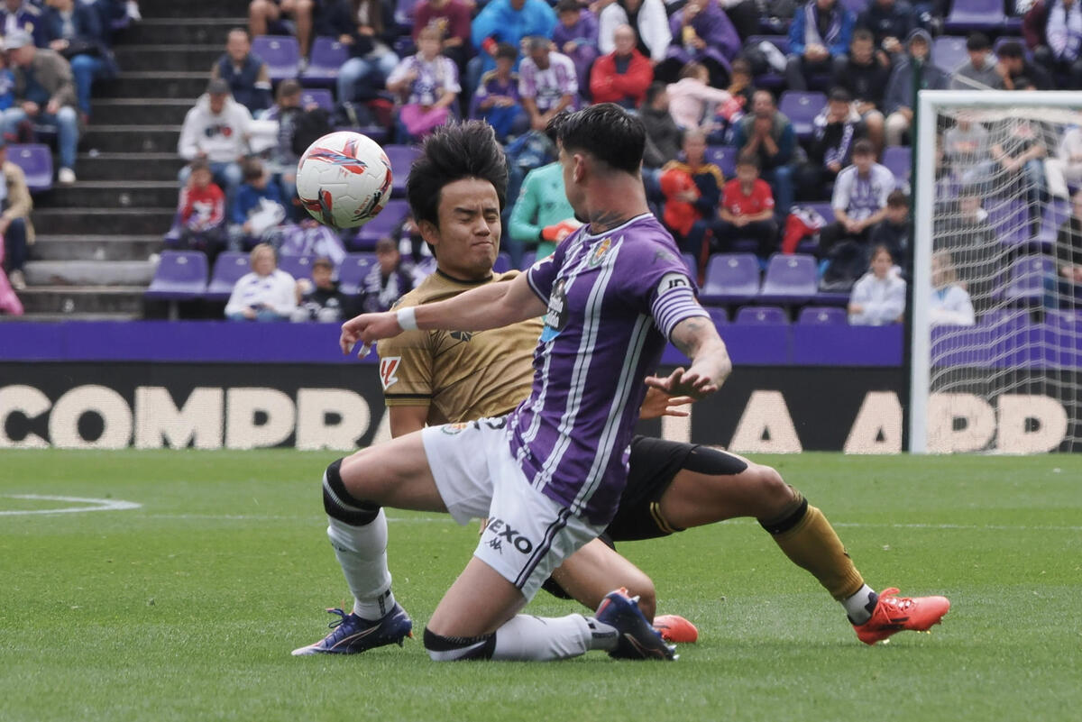 Imágenes del Real Valladolid-Real Sociedad.  / EFE