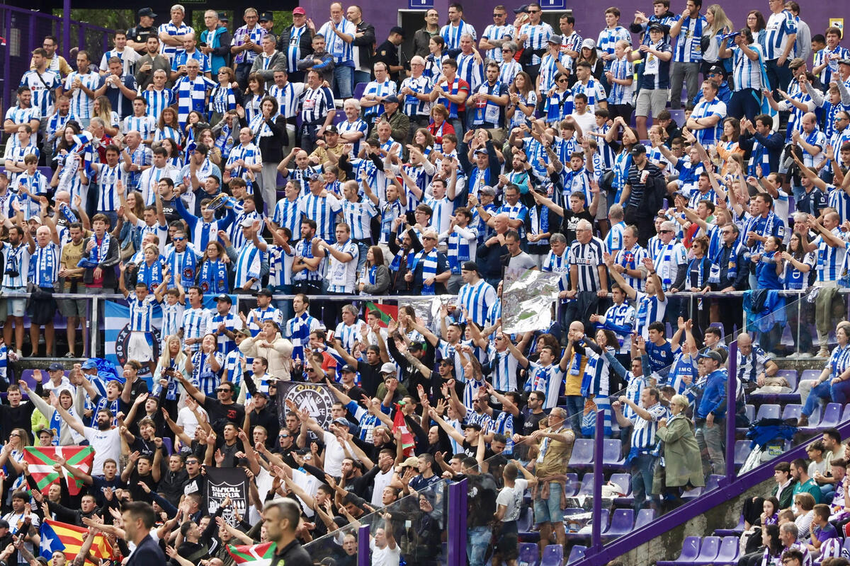 Imágenes del Real Valladolid-Real Sociedad.  / EFE