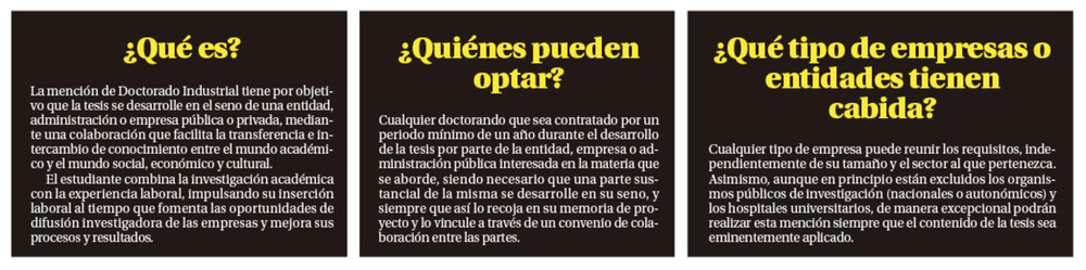 La UVa aumenta los convenios para doctorados en empresas