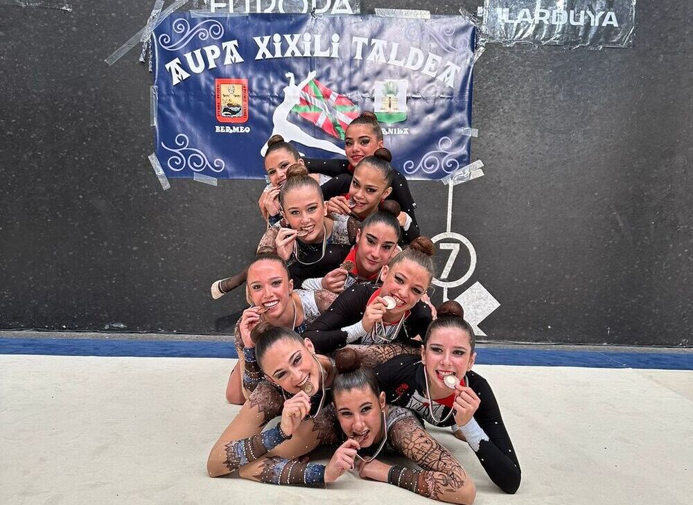 Cuatro metales del Rítmica Boecillo en el Torneo Xixili en Guernica.