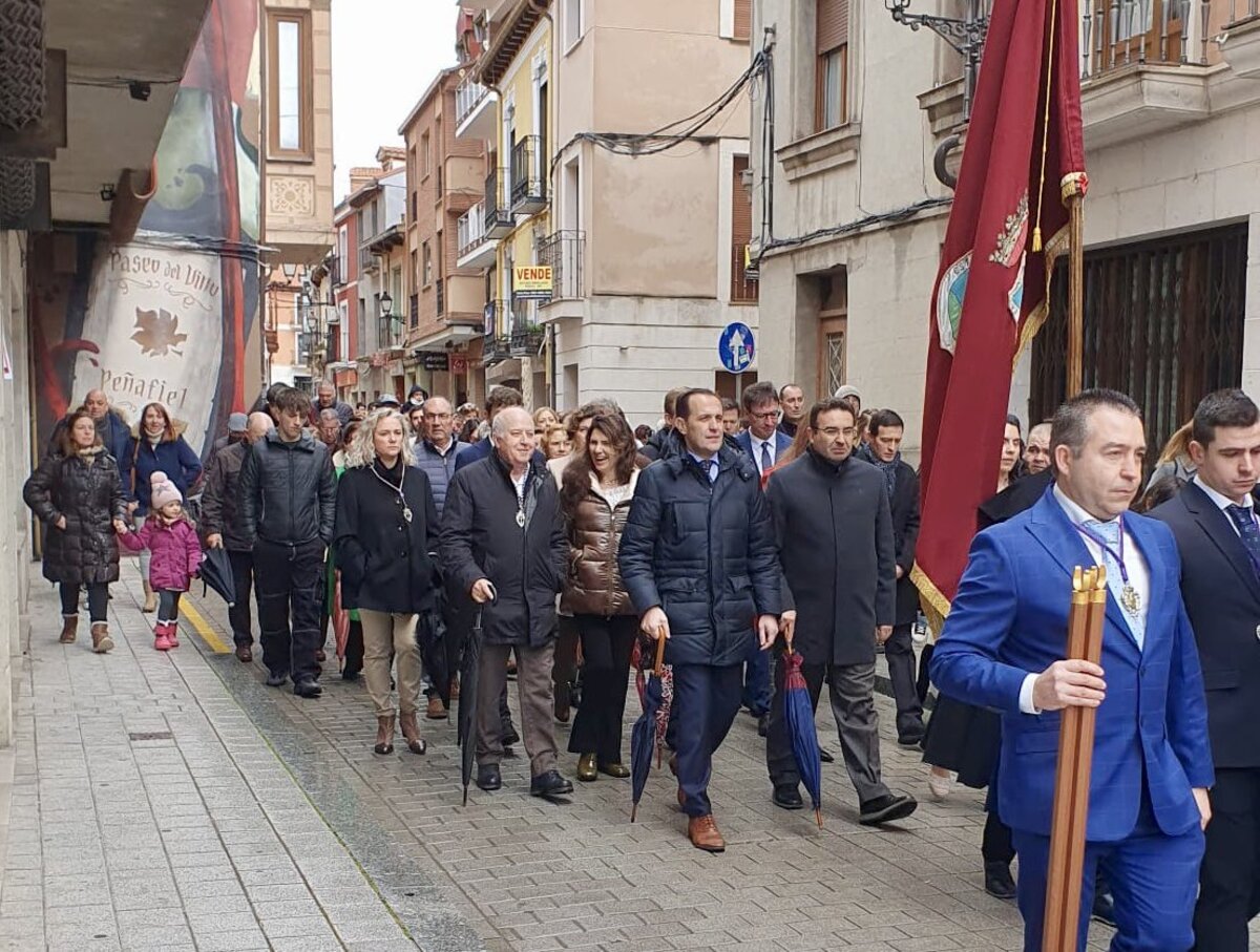 Bajada del Ángel de Peñafiel.  / DIPUTACIÓN DE VALLADOLID